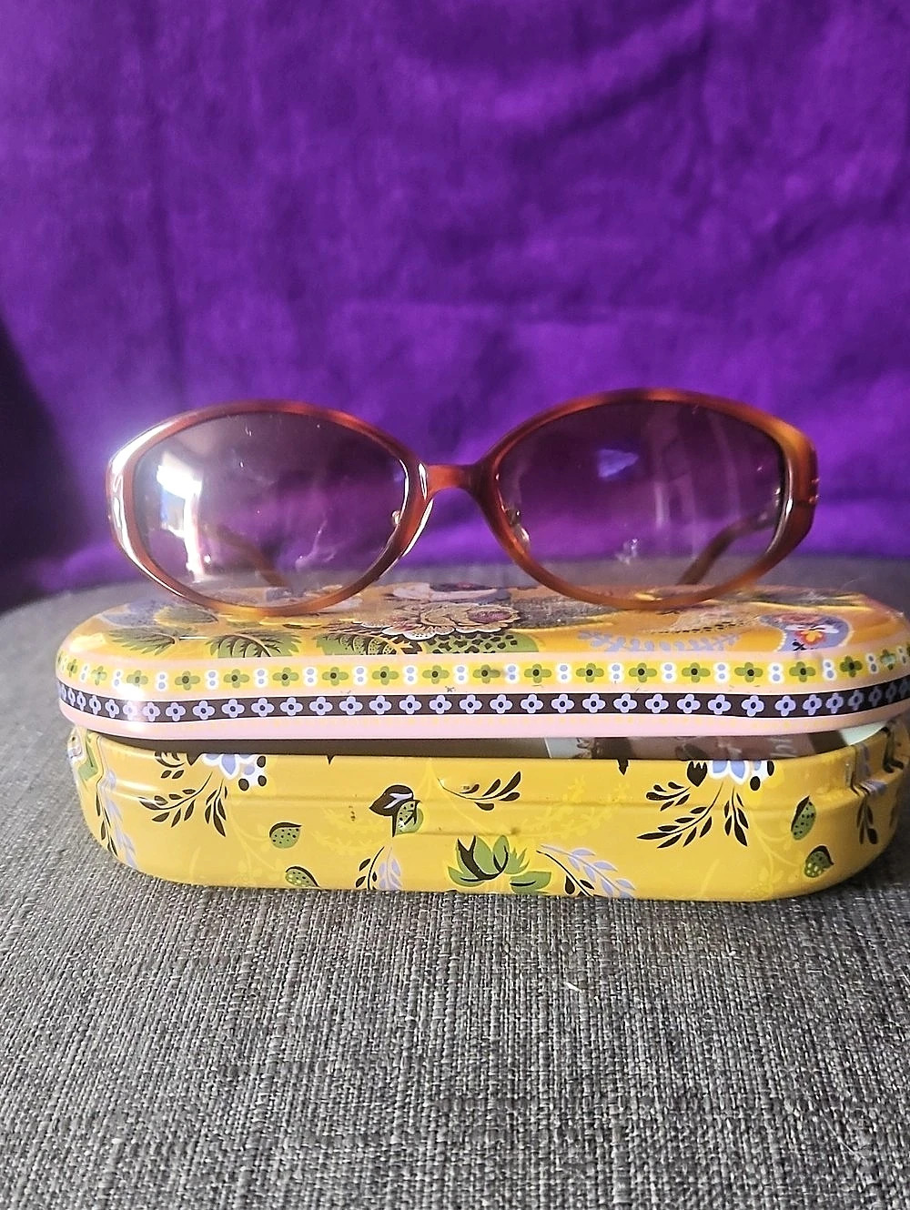 Brighton Mirabella Brown and Silver Floral Sunglasses
